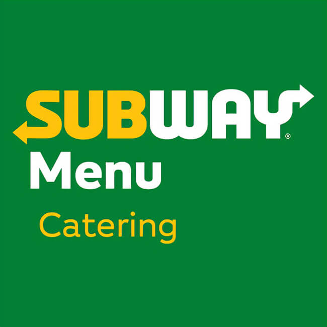 Subway Catering menu